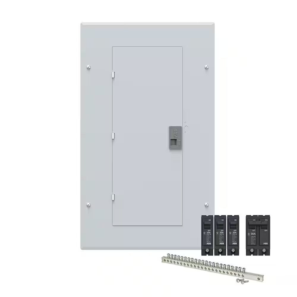 ABB 200 Amp 20-Space 40-Circuit Main Lug Indoor Plug-On Neutral Load Center Value Pack (PAL2020PA)